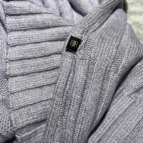 Banana Republic Lavender Cable Knit Pullover Large - Picture 4 of 5